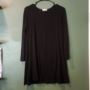 Long Sleeve Black Dress size Medium